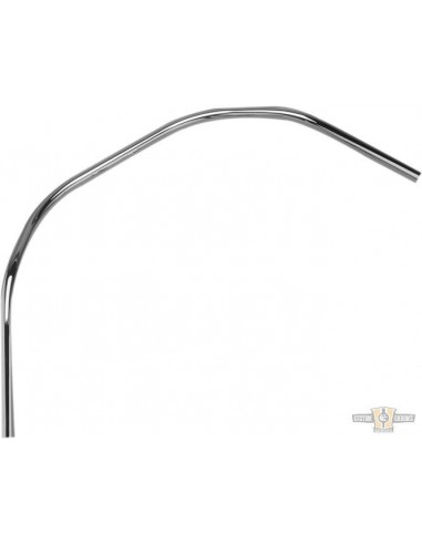 Handlebar Bikini Beach 1" high 3.5" Wide 91cm Chrome, with dimples,