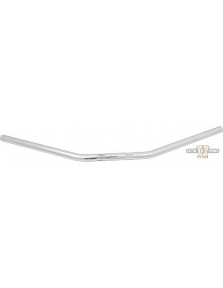 Handlebar Drag Bar 1" Wide 81cm Chrome, with dimples,