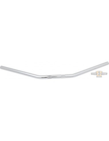 Handlebar Drag Bar 1" Wide 81cm Chrome, with dimples,