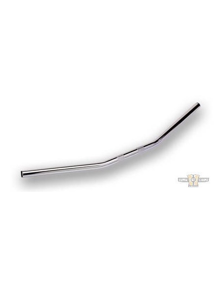 Handlebar Drag Bar 1" Wide 91cm Chrome, with dimples,