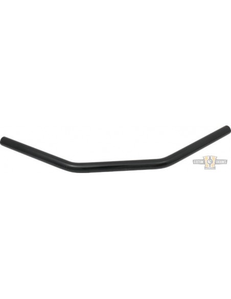 Handlebar Drag Bar 1" Wide 61cm black, without dimples,