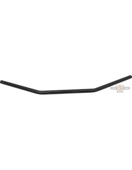 Handlebar Drag Bar 1" Wide 91cm black, without dimples,