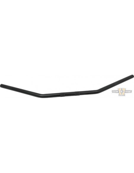 Manubrio Drag Bar 1" Largo 91cm nero, con fossette,