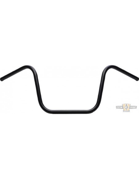 Manubrio Ape Hanger 1" alto 12" nero senza fossette