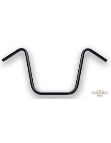 Manubrio Ape Hanger 1" alto 16" nero con fossette