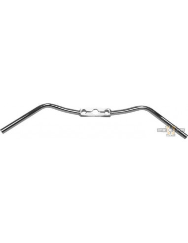 Handlebar Speedster in line 1" Wide 91cm Chrome, without dimples,- for Springer WL