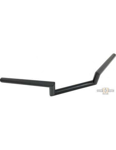 Manubrio Z Bar stretto 1" alto 4" Largo 63cm nero, con fossette,