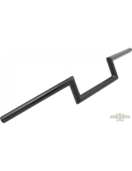 Handlebar Z Bar largo1" high 4" Wide 72cm black, without dimples,