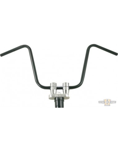 Handlebar Ape Hanger 1" high 16" black pre-drilled