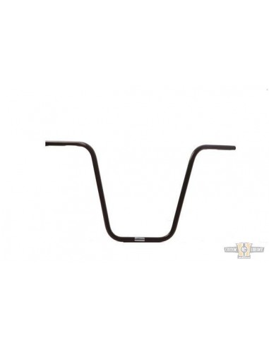 Manubrio Ape Hanger 1" alto 20" nero preforato