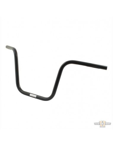 Manubrio Ape Hanger 1" alto 12" nero preforato