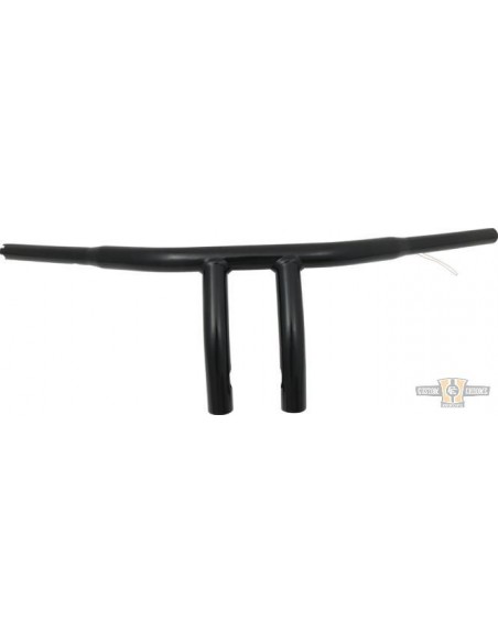 Handlebar T Bar pullback 1-1/4" high 8" Wide 76cm black, for Electronic Accelerator, pre-drilled,