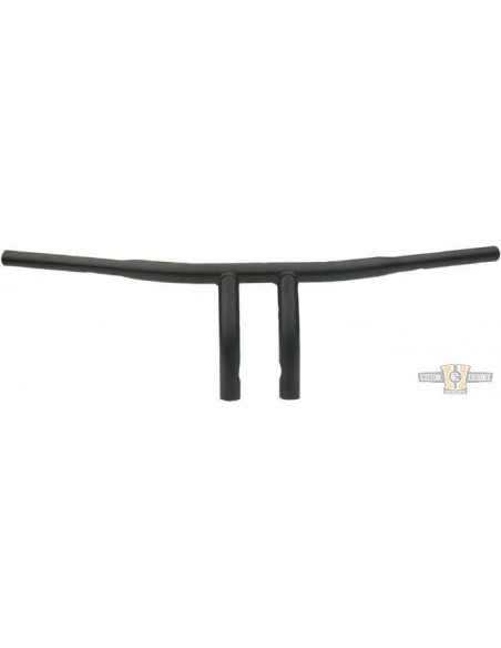 Manubrio T Bar pullback 1-1/4" alt 10" Largo 76cm nero, per Acceleratore Elettronico, preforato,