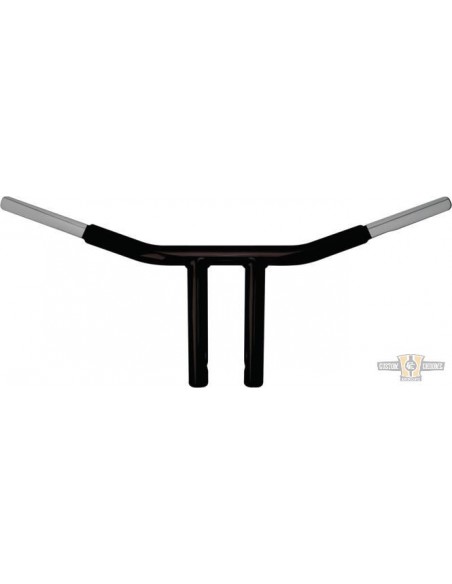 Manubrio T Bar Psycho 1-1/4" alto 8" Largo 77cm nero, per Acceleratore Elettronico, preforato,