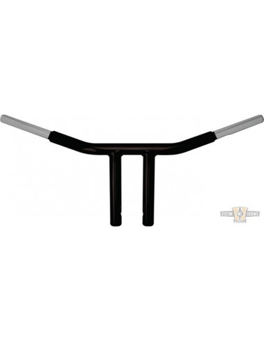 Handlebar T Bar Psycho 1-1/4" high 8" Wide 77cm black, for Electronic Accelerator, pre-drilled,