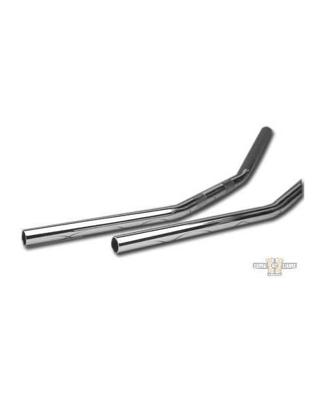 Manubrio Drag Bar 1" Largo 72cm Cromato, senza fossette,