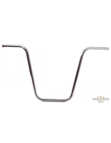 Manubrio Ape Hanger 1" alto 20" Cromato senza fossette,