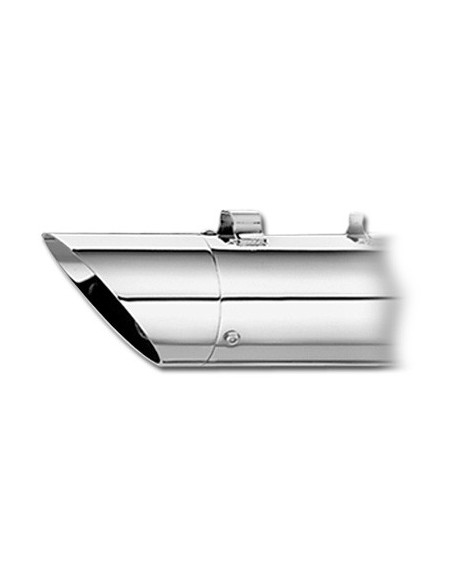 Chrome-plated supertrapp final cap For Low Roller exhaust systems