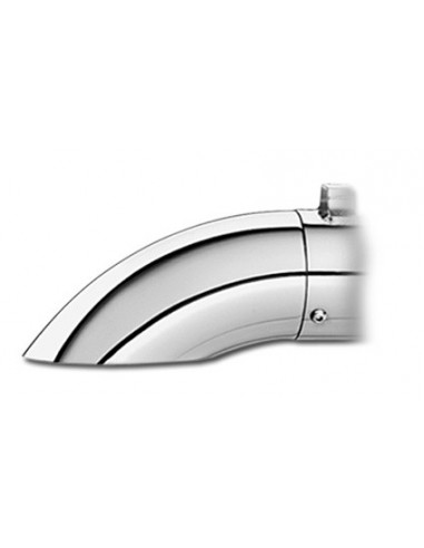 Chrome-plated supertrapp final cap For Low Roller exhaust systems