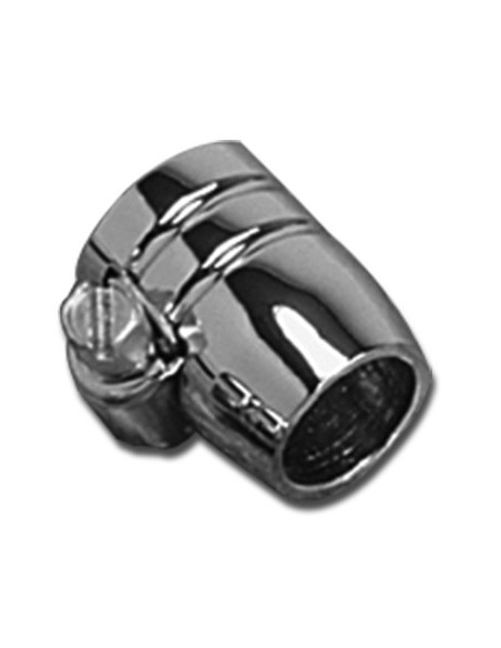 Chrome tube clamps 1/4" (pack of 6 pieces)