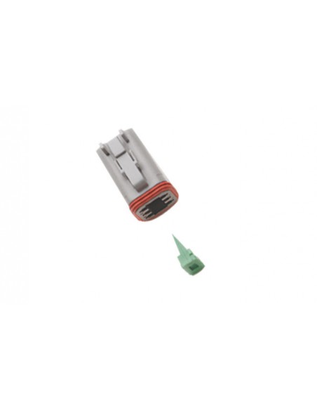 6-Wire Male Plug - Grey - DT Series