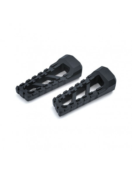 Black Kuryakyn Riot pedals...