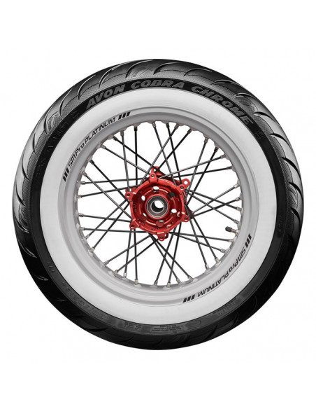 Rear tire Avon cobra Chrome...