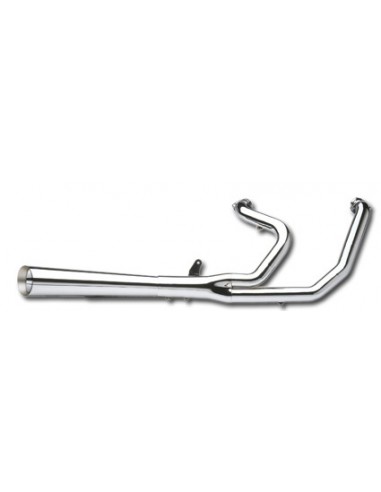 Exhaust kit mufflers 2 in 1 SuperMegs by Kerker chrome