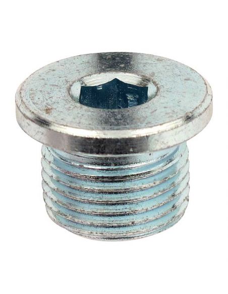 Caps housing drain probes with thread 18 mm x 1.5 mm galvanized