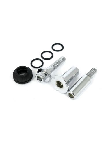 Kit montaggio pinza freno anteriore cromato rif per Softail dal 1984 al 1999 OEM 44053-83B e 44053-92 