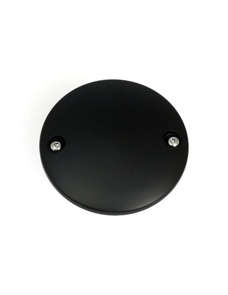 Point Cover matt black convex for FL, FX, FXR, Dyna, Softail and Touring from 19970 to 1999