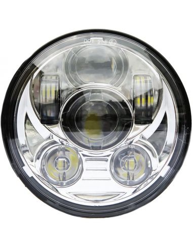 Parabola led da 5-3/4" cromata con luce anabbagliante e abbagliante 