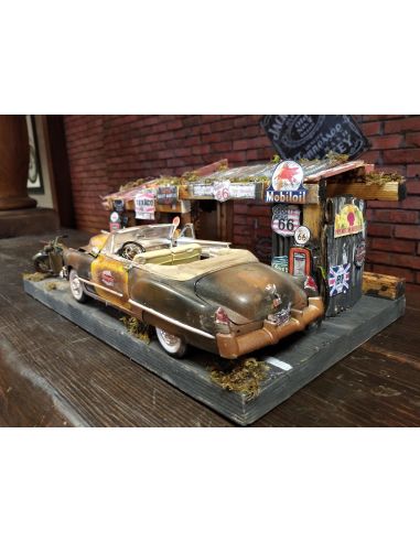 Diorama Cadillac e Military