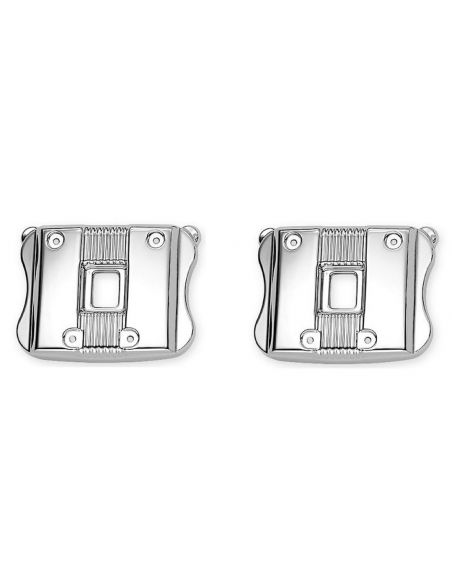 Chromed Top Rocker Box Covers for Sportster from 2004 to 2020 ref OEM 17551-04