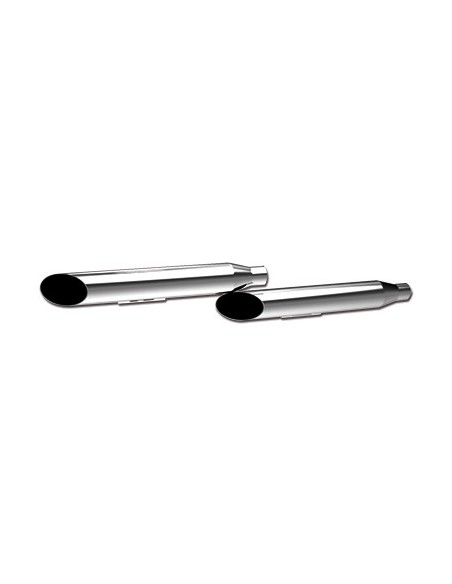 3" hp-plus Slant long chrome terminals