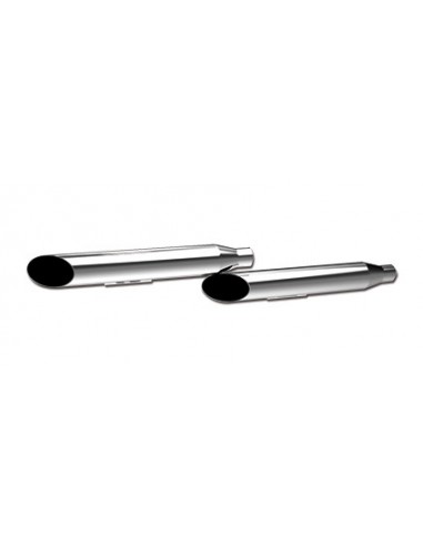 3" hp-plus Slant long chrome terminals