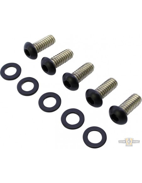 Derby Cover black screw kit...