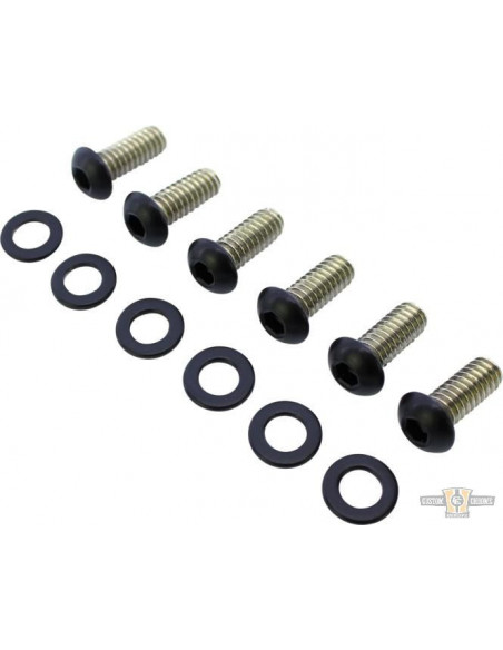 Derby Cover black screw kit...