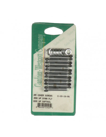 Kit lid screws camme chrome...