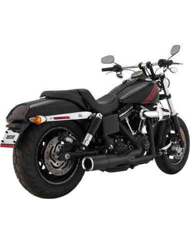 Marmitta Vance & Hines Hi-Output 2-1 short per Dyna dal 2006 al 2017 nera