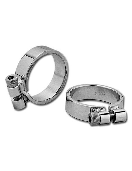 Chrome exhaust clamps for BT 48-65