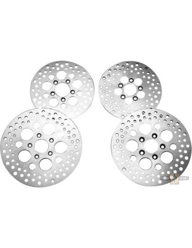 Rear brake disc Diameter 11.5" stainless steel ventilated for FX and FXR from 92 to 94