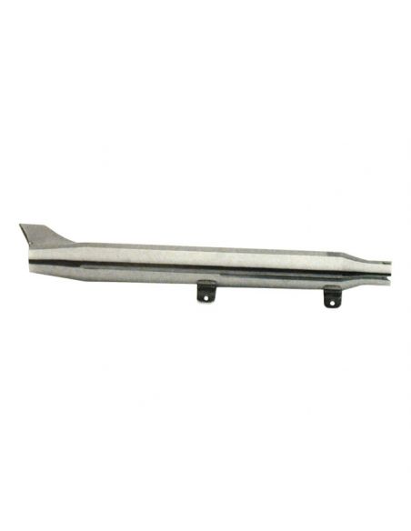 3" 3" Paughco CHROME RIGHT Muffler for FLSTS and FLSTSC 97-05