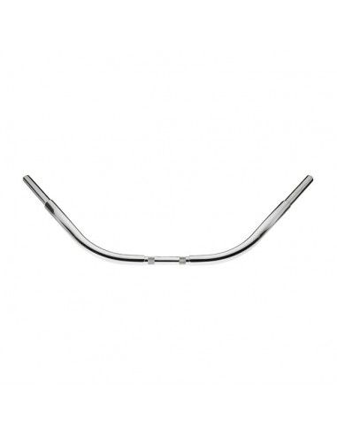 Beach Handlebar 1-1/4" high 3.5" Wide 93cm Chrome, for Electronic Accelerator, pre-drilled,