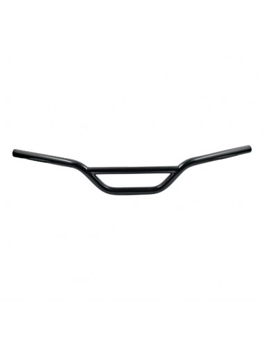 Handlebar Moto 1'' high 4-1/4'', 77,5 cm wide, Black, without dimples