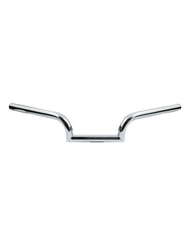 Manubrio Mustache 1'' alto 3'', Largo 66cm, Cromato, senza fossette