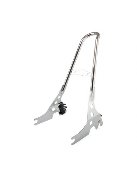 Backrest Sissy Removable chrome bar 21" high for Sportster from 2004 to 2021 (ref OEM 52300040A)