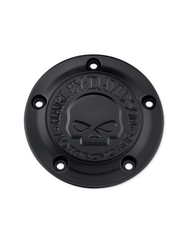 Point Cover HD Skull nero per Dyna, Softail e Touring ​​​​​ dal 1999 al 2017 rif OEM 25600087