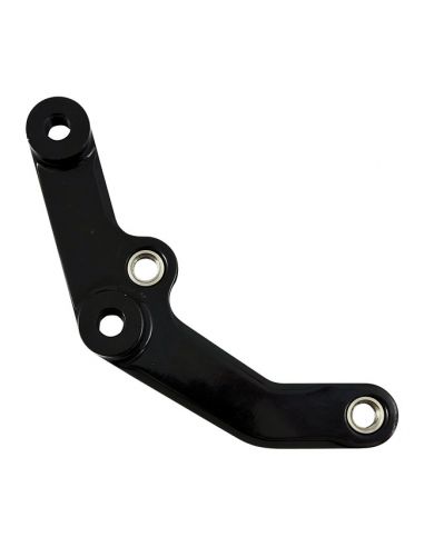 Front brake caliper support. PM 4 pistons - right - black