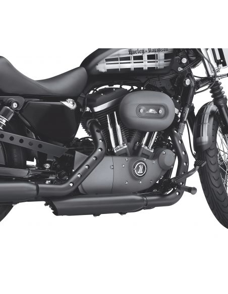 Paracalori neri traforati per Sportster dal 2004 al 2013 